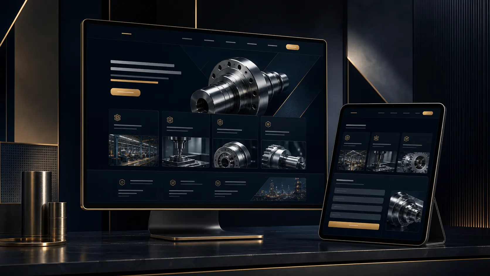 Manufacturer Premium Website Presence premium website concept preview