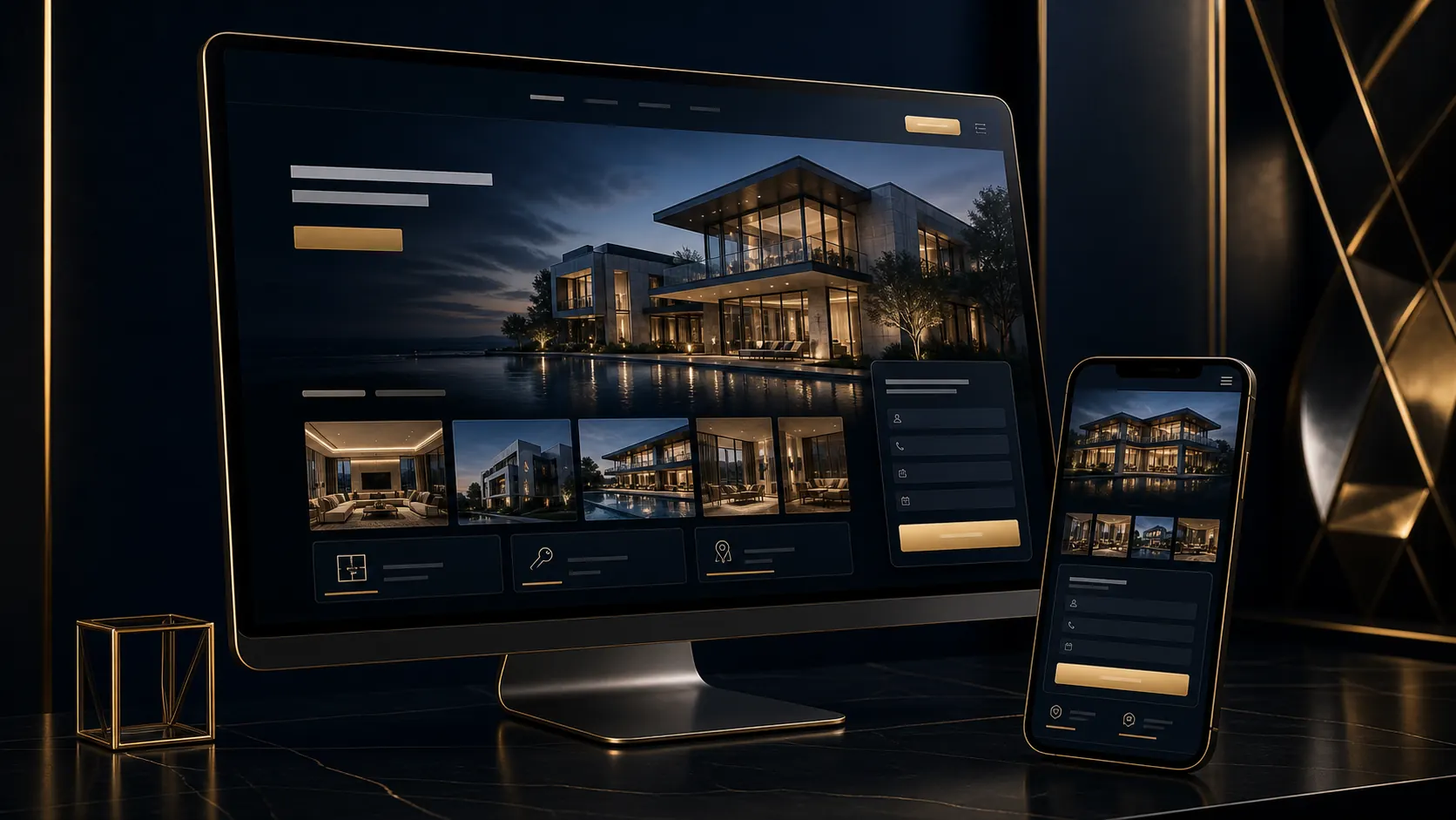 Premium Builder Project Launch premium website concept preview