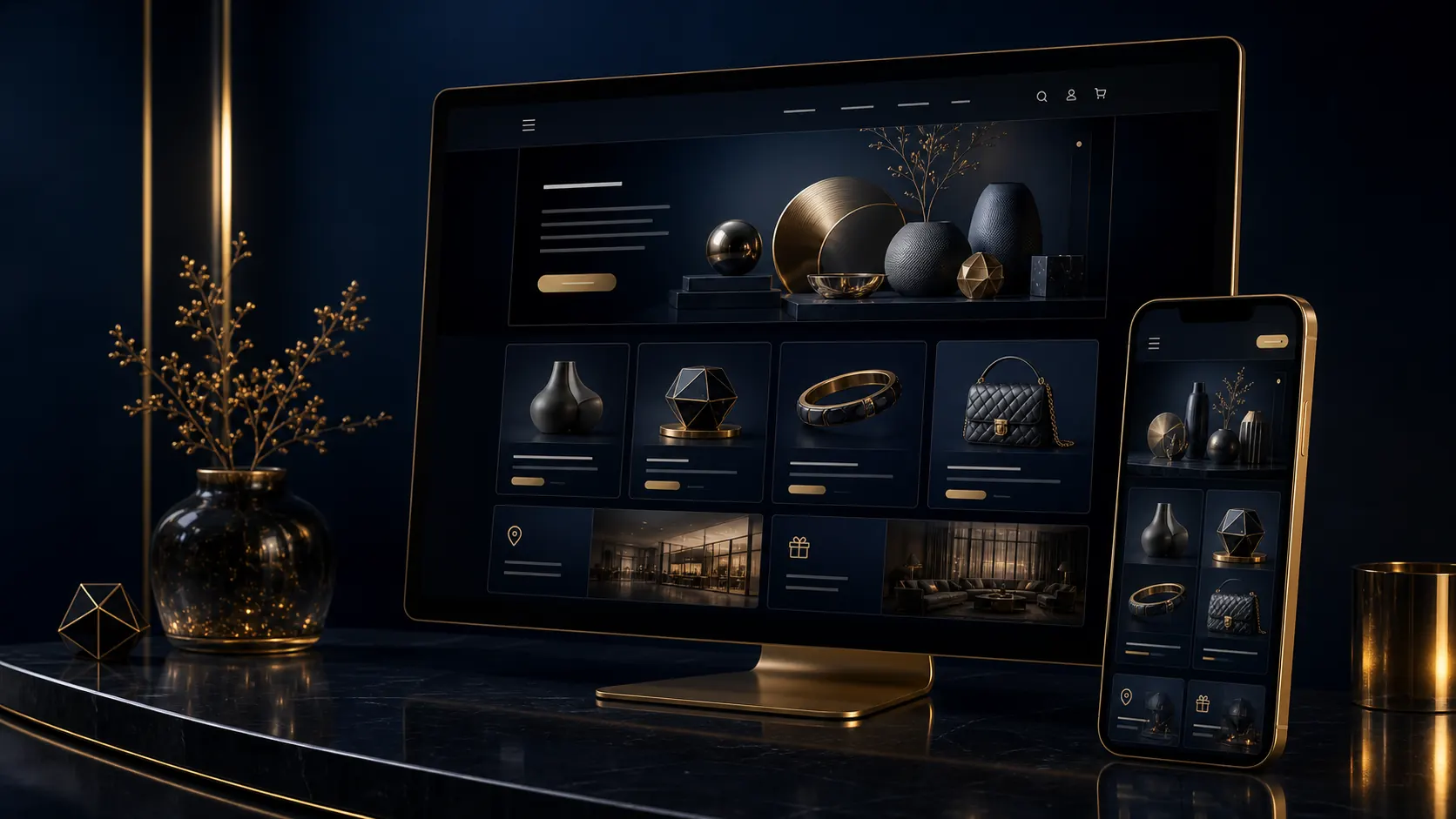 Premium Retail Digital Storefront premium website concept preview